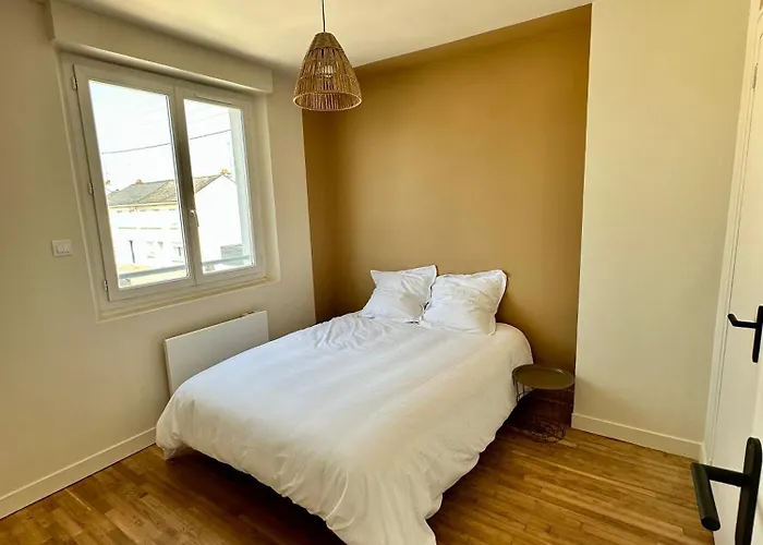 펜션 Charmante Maison Avec Terrasse 앙제